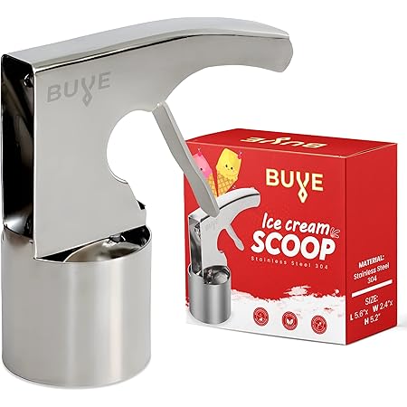 Ice Cream Scoop - Stainless Steel Ice Cream Scoop with Trigger - Ice Cream Scooper-Ice Cream Scoops