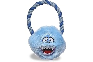 Rudolph Reindeer Bumble Rope Holiday Dog Toy - Perfect for Large, Aggressive Chewers
