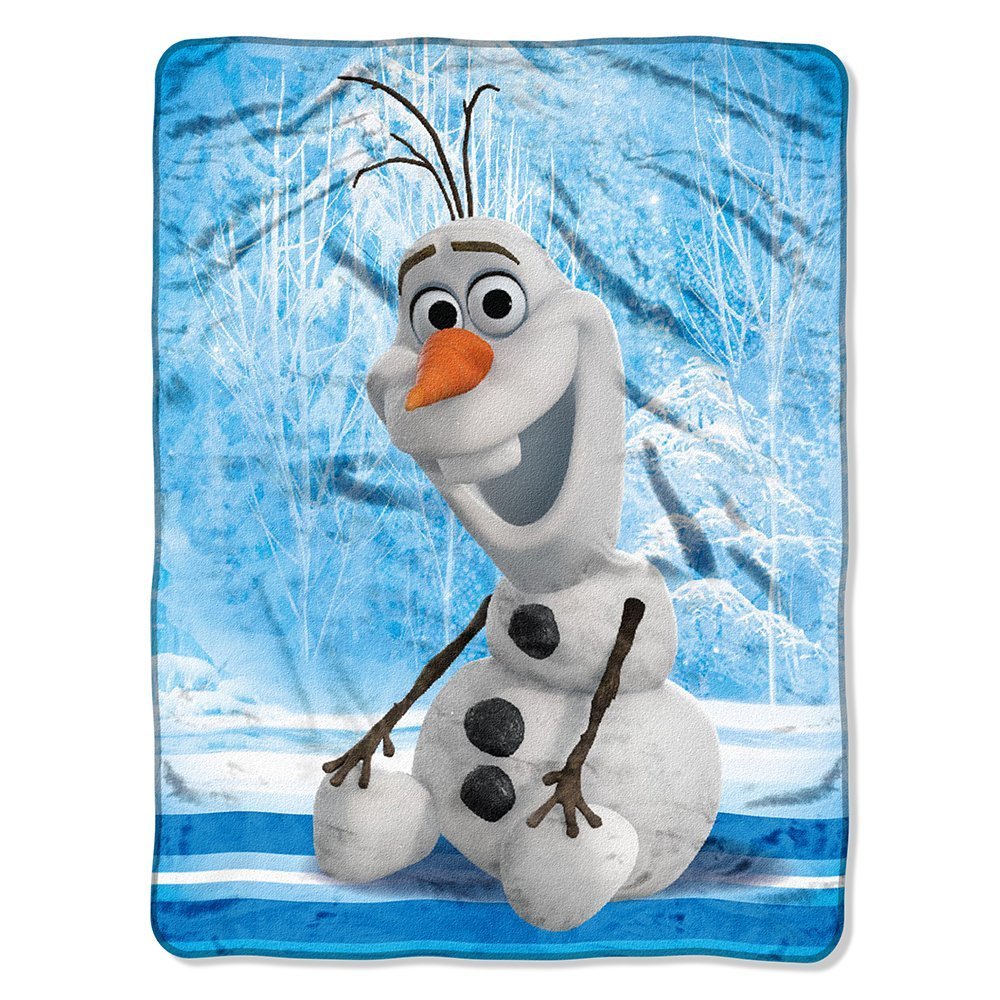 Disney's Frozen, Chills and Thrills" Micro Raschel Throw Blanket, 46" x 60", Multi Color