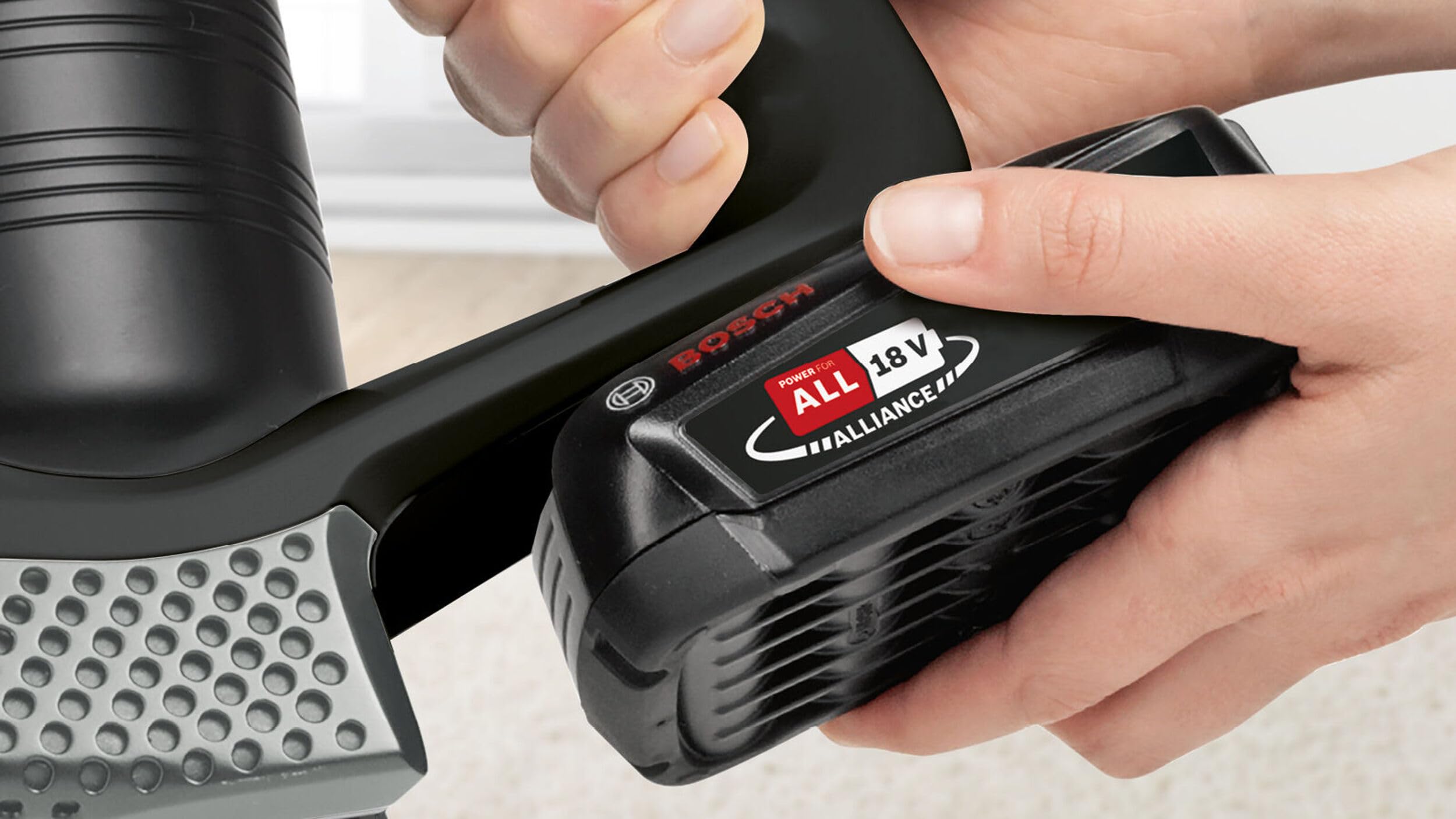 Bosch - Batería Recargable Power for All, 18V 3.0Ah, para Aspiradores sin Cable Unlimited, Alto Rendimiento y autonomía, Negro, BHZUB1830.