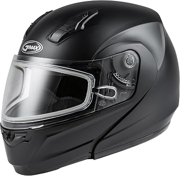 GMAX MD-04S Snow Modular Helmet Solid w/Quick Release Buckle Matte Black, Small - FMVSS 218 Approved