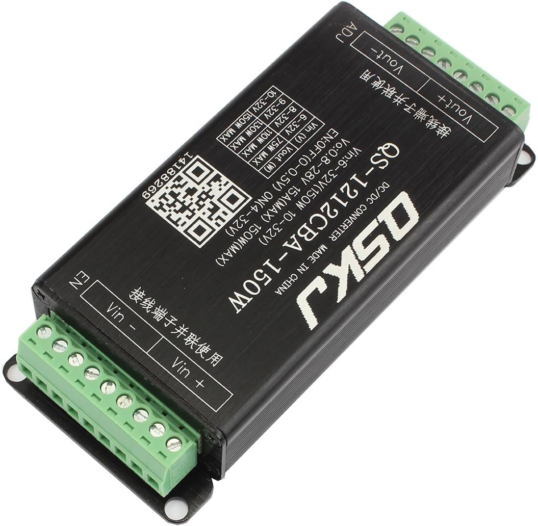 Ailavi DC-DC 150W Regulator 6V-32V To 0.8V-28V 12V/24V 15A Boost Buck Power Converter