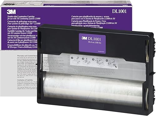Miniatura 4 de 3M Recambio de laminado doble, rollo de 12 pulgadas x 100 pies, laminado sin calor (DL1001)