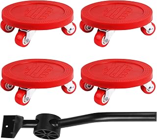 Furniture Mover Dolly with Lifter, 4 Wheel Furniture Dolly 780 LB Load Capacity,360° Rotation Moving Wheels,Furniture Lifters for Heavy Furniture,Moving System Roller Set,Refrigerator, Sofa, Cabinet