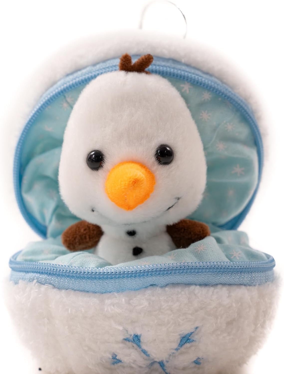 Plushland Snowball Stuffed Zip up Animal – Snowman – Cute Plush Animals Assortment – Wonderful Soft Toy for Families and Friends - Image 5