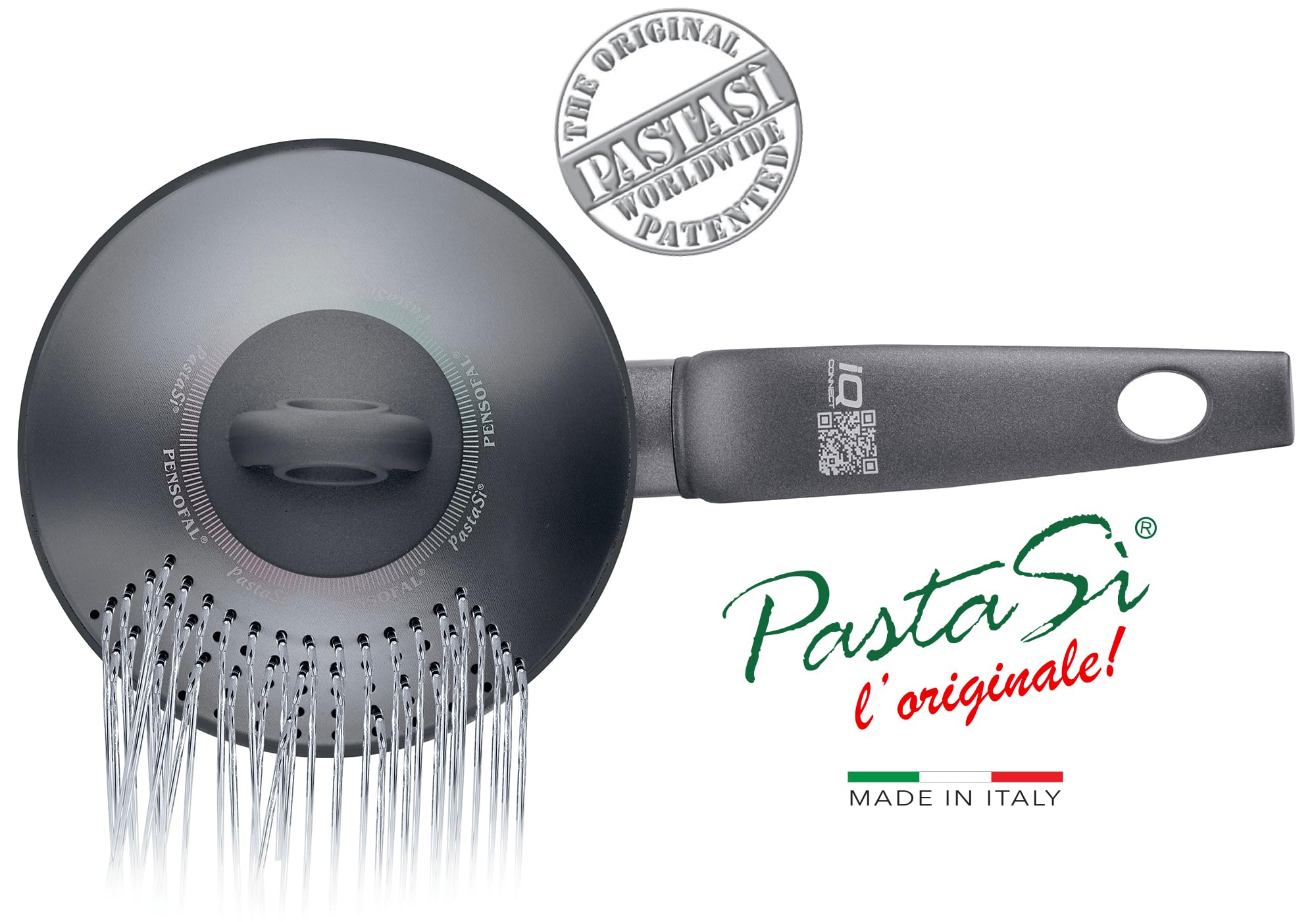 Pensofal Set di pentole e padelle IQ Connect batteria 9 pezzi rivestimento Diamond alluminio antiaderente da induzione