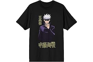 Jujutsu Kaisen Gojo Satoru Men's Performance Tee: Style and Functionality for Anime Enthusiasts