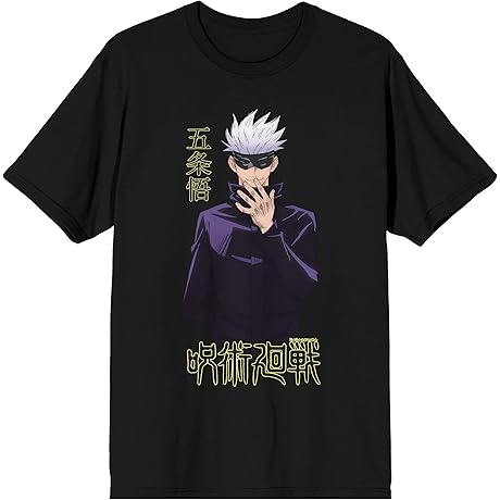 Jujutsu Kaisen Gojo Satoru Men's Performance Tee: Style and Functionality for Anime Enthusiasts