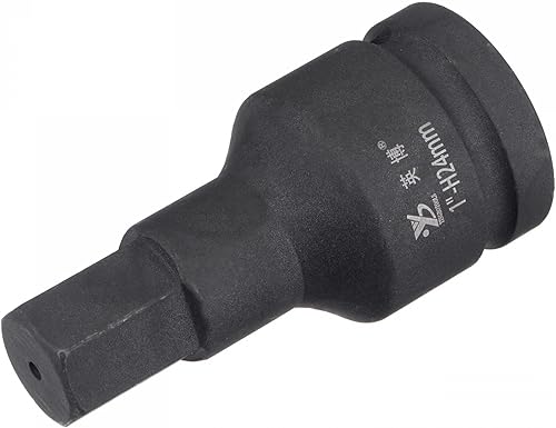 Miniatura 10 de uxcell Zócalo de la broca hexagonal del impacto de 55.8 ft m, 1" impulsión 321.5 ft m longitud CR-MO tamaños métricos de acero