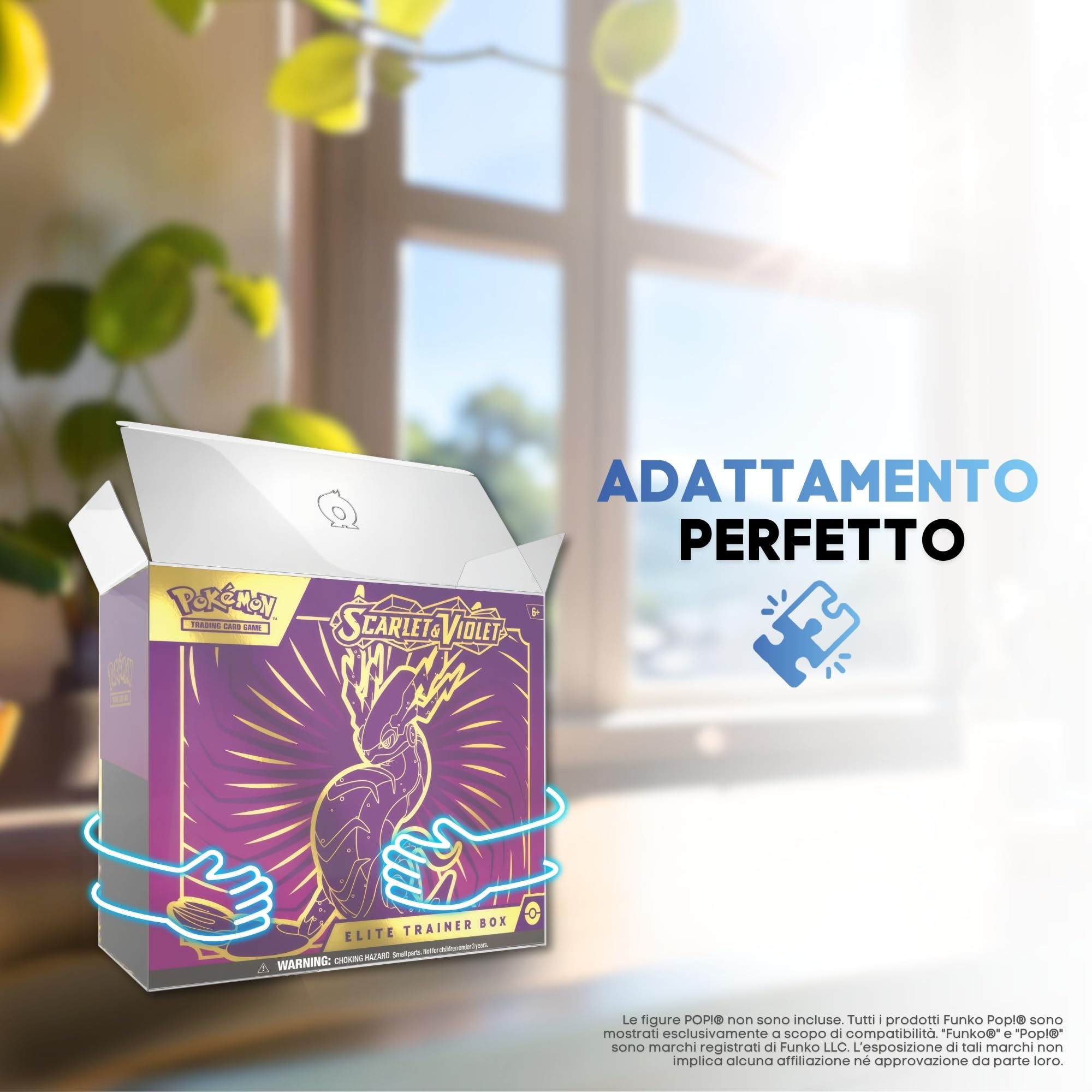Confezione da 10 Protectors Gold per Pokemon Elite Trainer Box (ETB) – Custodia Pokemon ETB 0,5mm Spessore – Protezione UV per Le tue Scatole PKMN