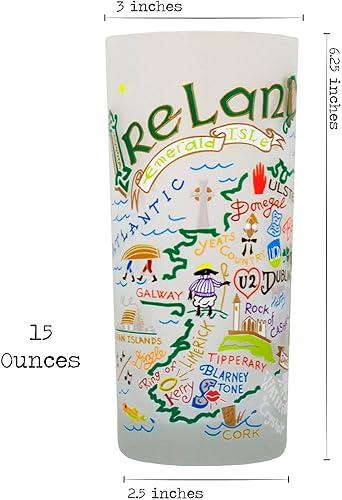 Miniatura 6 de catstudio Vaso para beber Río de Janeiro  Obra de arte inspirada en la geografía impresa en una taza esmerilada