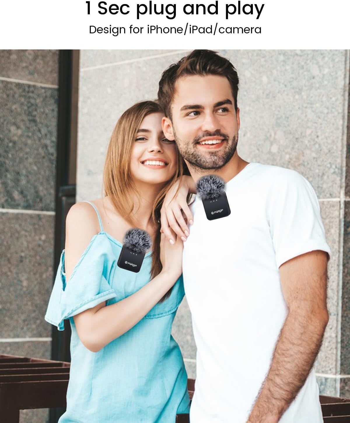 3-in-1 Professional Wireless Lavalier Microphone for iPhone, Android, Camera – 328ft Range, 20H Battery, Wireless Microphones, Noise Canceling for Recording, Live Streaming, YouTube, TikTok - Image 9