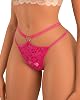 Womens Glitter Underwear Breathable Strappy Lace Sexy Underwear Panties