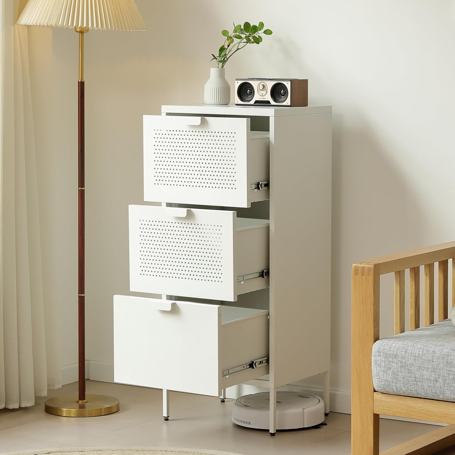 キャビネット スチール サイドボード キャスター付き メタル 金属製 リビング用 キャビネット スチール サイドボード キャスター付き メタル