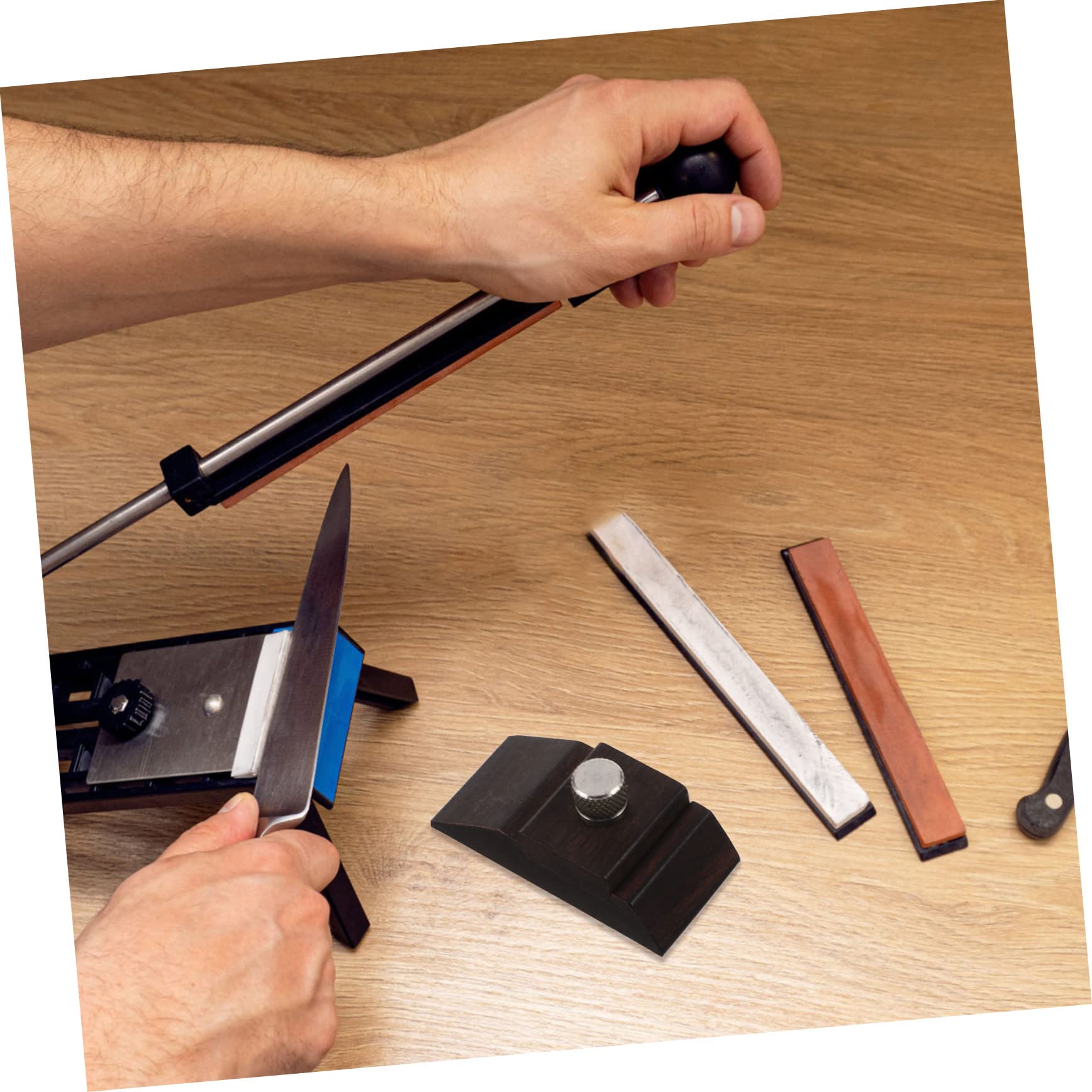 jojofuny 4pezzi Blocco Di Levigatura Manuale Legno Strumento Versatile Per Finitura e Lucidatura Per Lavorazioni Legno e Cartongesso Design Con Vite Per Abrasiva Senza Pieghe