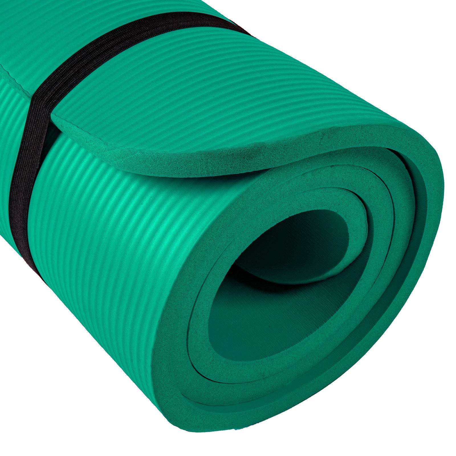 ScSports Yoga-Matte 190x60cm - Extra Dick 1,5cm, Rutschfest Mit Tragegurt Für Indoor & Outdoor