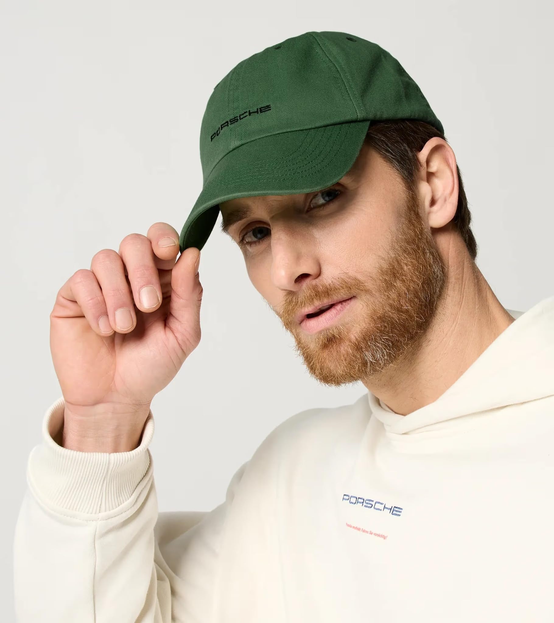 Porsche Retro Baseball Cap in Grün