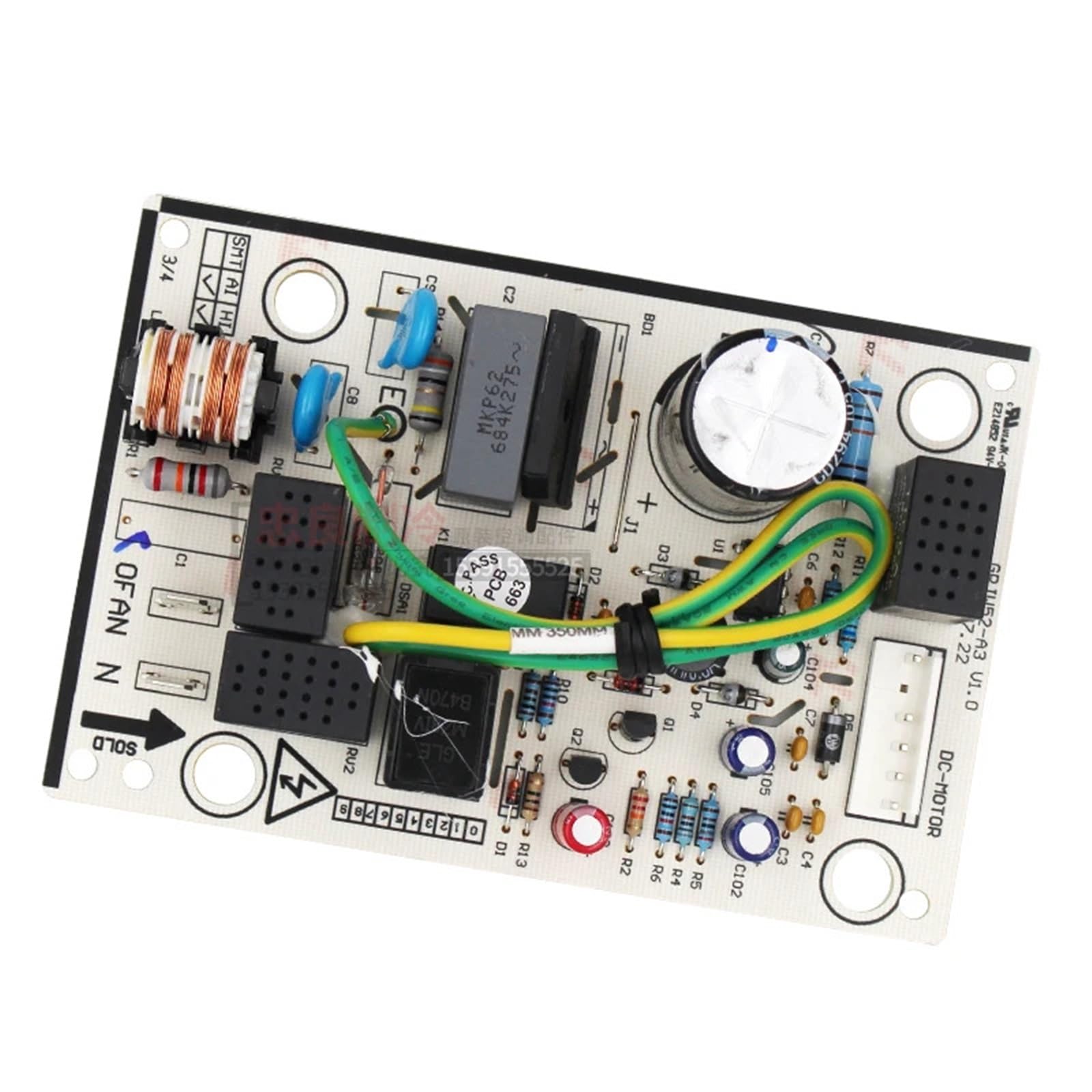 Board，compatible For Gree， Air Conditioner Computer Board Circuit Board 30135340 W52535C GRJW52-A3
