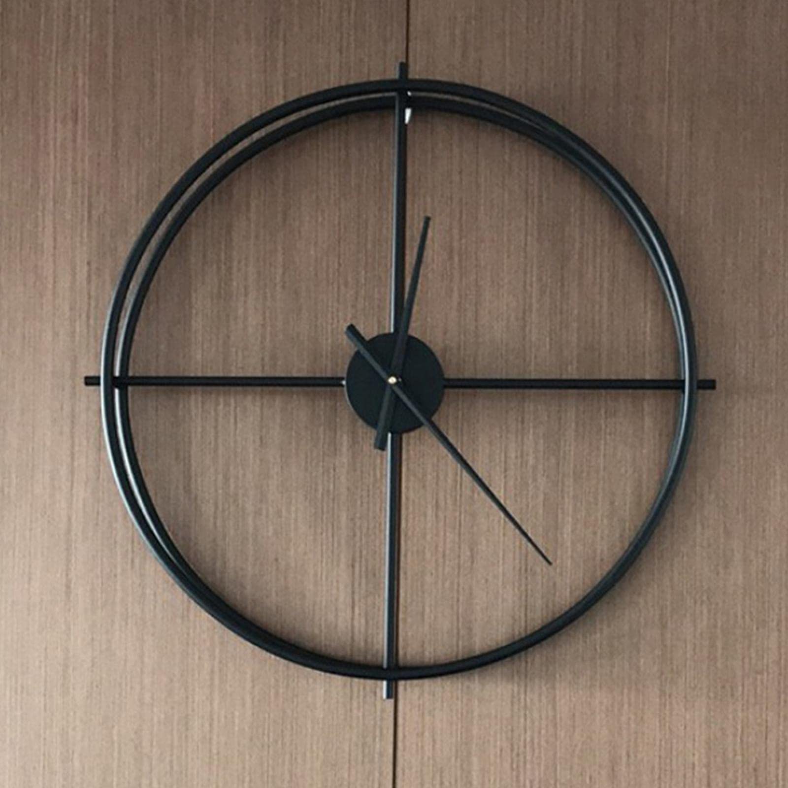 Horloge Silencieuse Extérieure et Salon 94cm Grand Squelette Métal