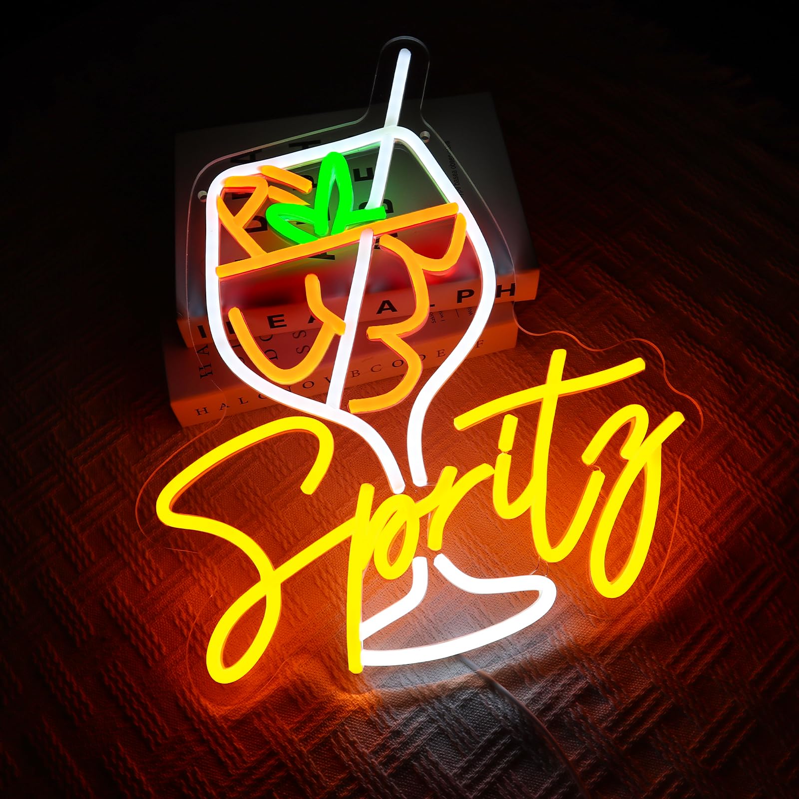 Cocktails Neon Schild Trinken Led Neon Schild Wand Bar Neon Sign Drink Led Schild für Bier Bar Cafe Store Party Getränkeladen Pub Club Dekor Store Business Man Cave Spielzimmer