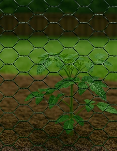 Jardin202 - Malla Hexagonal Galvanizada para Cercados | Ideal para Jardín y Protección de Animales | Rollos de 0,5x10m, 1x10m, 1x25m y 1x50m | 50mm 1x50m (Plata) - 2
