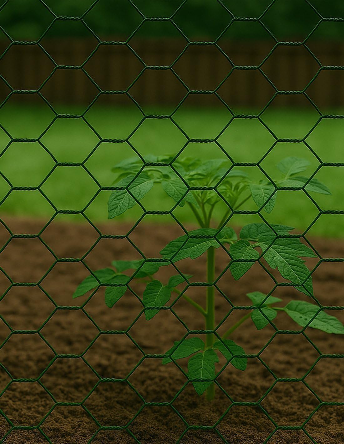 Jardin202 - Malla Hexagonal Galvanizada para Cercados | Ideal para Jardín y Protección de Animales | Rollos de 0,5x10m, 1x10m, 1x25m y 1x50m | 50mm 1x50m (Plata) — view 2