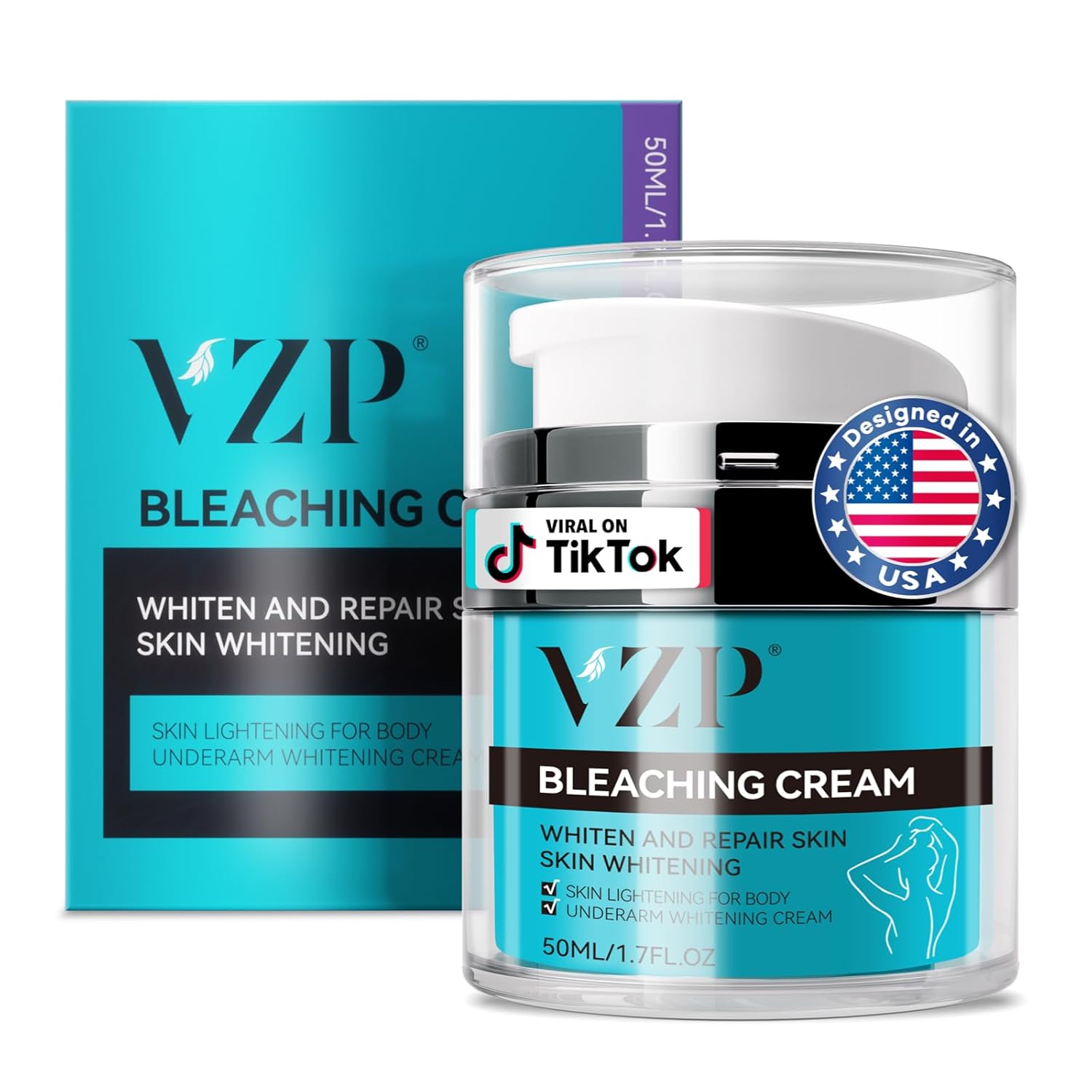 Skin Lightening Cream, Dark Spot Remover for Face Body Bleaching Cream for Intimate Areas & Body, Vitamin C Whitening for Underarms, Knees, Elbows, Inner Thighs, Bikini Line (1.7 Fl Oz) Skin Lightening Cream, Dark Spot Remover for Face Body Bleaching Cream for Intimate Areas & Body, Vitamin C Whitening for Underarms, Knees, Elbows, Inner Thighs, Bikini Line (1.7 Fl Oz)