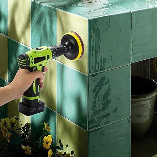 Miniatura 3 de Juego de accesorios de cepillo de taladro, cepillo para fregar, almohadillas para fregar, kit de limpieza de esponja, taladro inalámbrico para