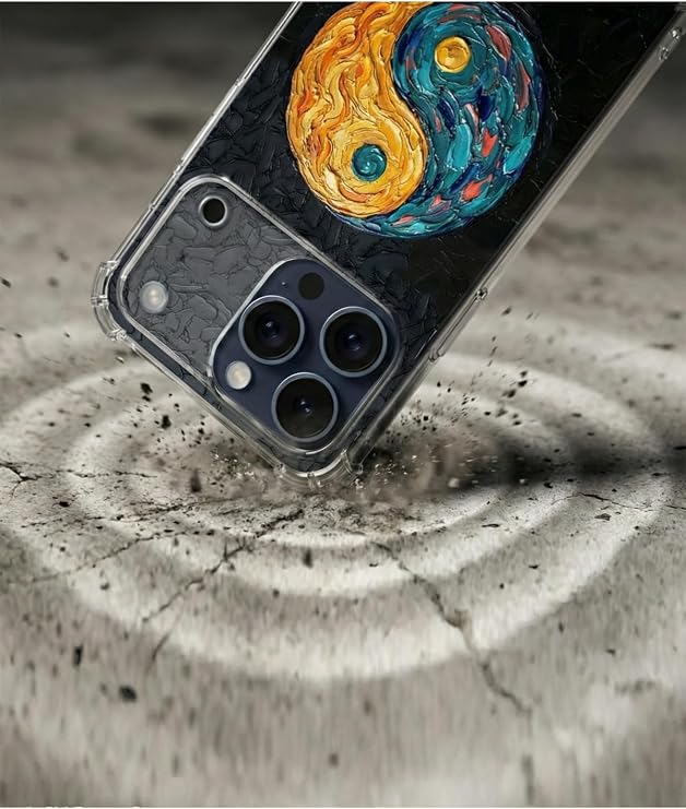 Tecno Spark 30 Pro ile uyumlu Köşe Korumalı Kılıf Metamorfoz Dualite Tasarımlı Uv Baskılı