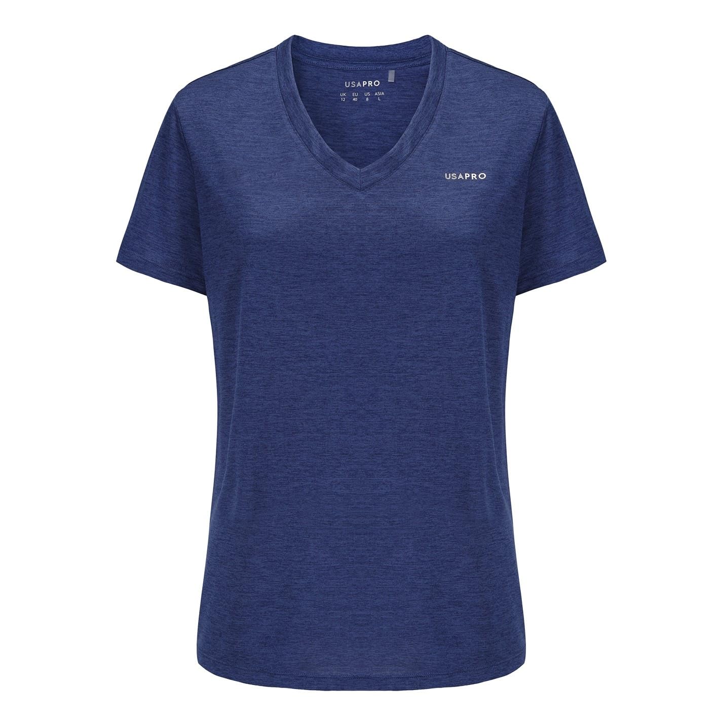 Usa Pro Women's Navy Tech V T-Shirt 10