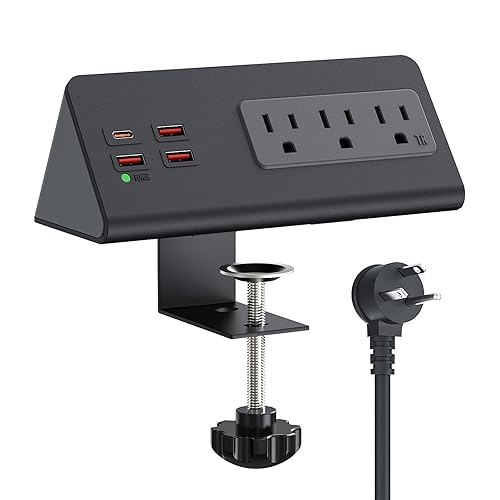 Nightstand Charging Station with PD 20W USB C, Nightstand Edge