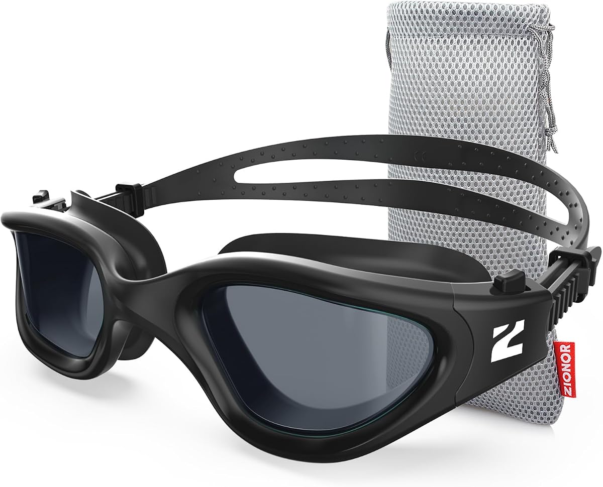 ZIONOR Swim Goggles, G1 SE Swimming Goggles Anti-Fog for Adult Men Women