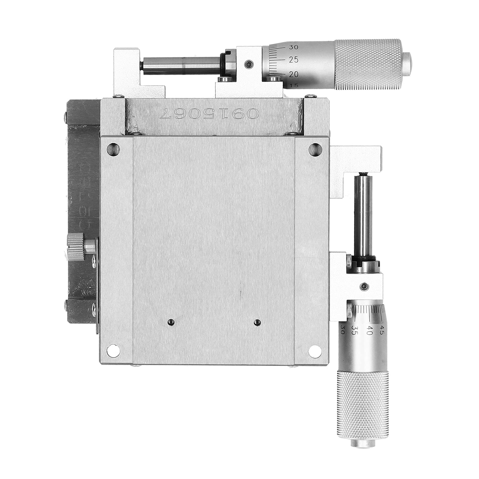 Poradnik piłki liniowy | Ręczny Twist Fine - Tune Platform XYSG80 80X80MM | Dla urządzeń optycznych/pomiarowych/półprzewodnikowych | Stop aluminium, obciążenie 255,8 n