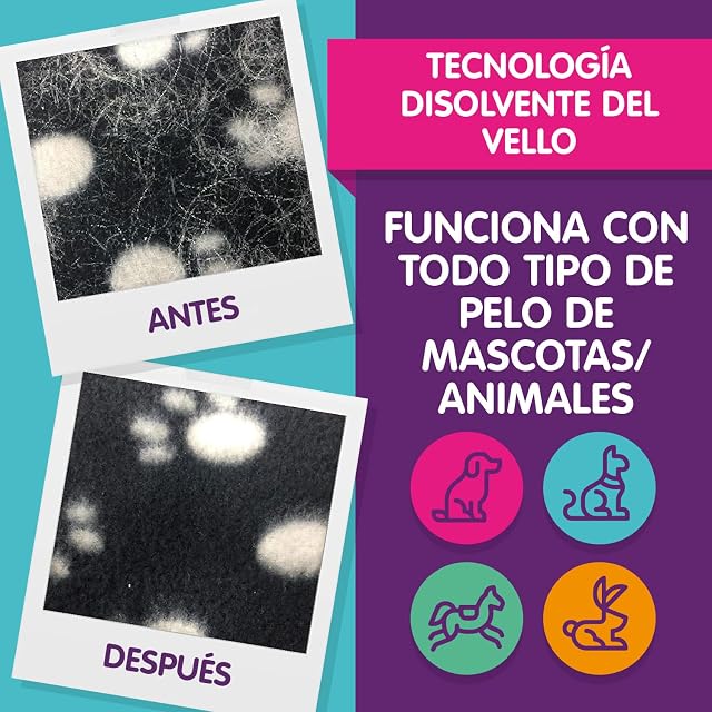 Foto 3 de 6 de Vamoosh Quita Pelos Mascota para Detergente Lavadora