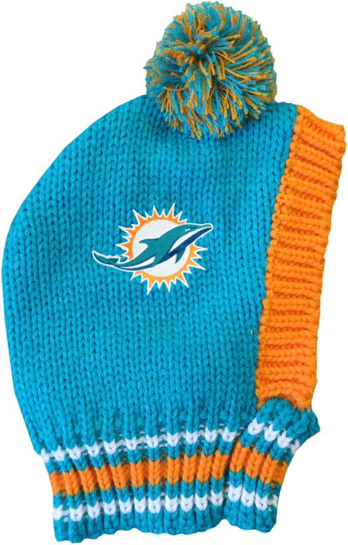 Littlearth NFL Miami Dolphins Pet Knit 