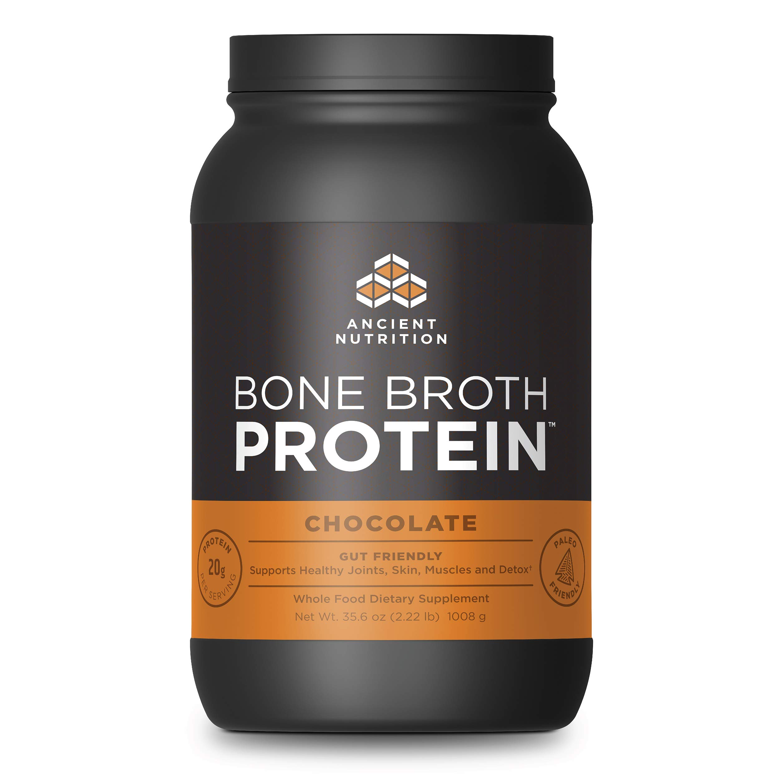 Buy Ancient tion Real Broth Protein Supplement Powder, Chocolate (40