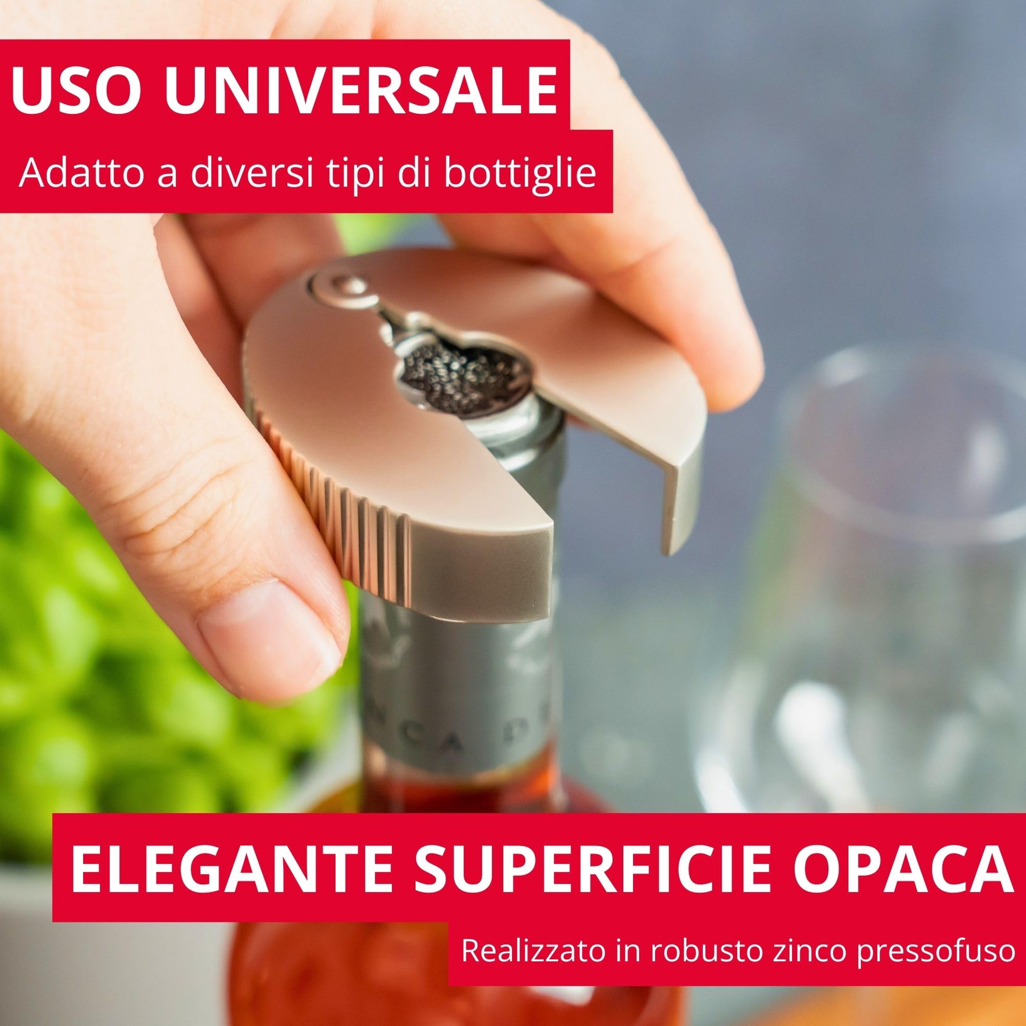 Westmark Taglia-capsule, Monopol Edition, zinco pressofuso, Mondo, finitura opaca, 62963380