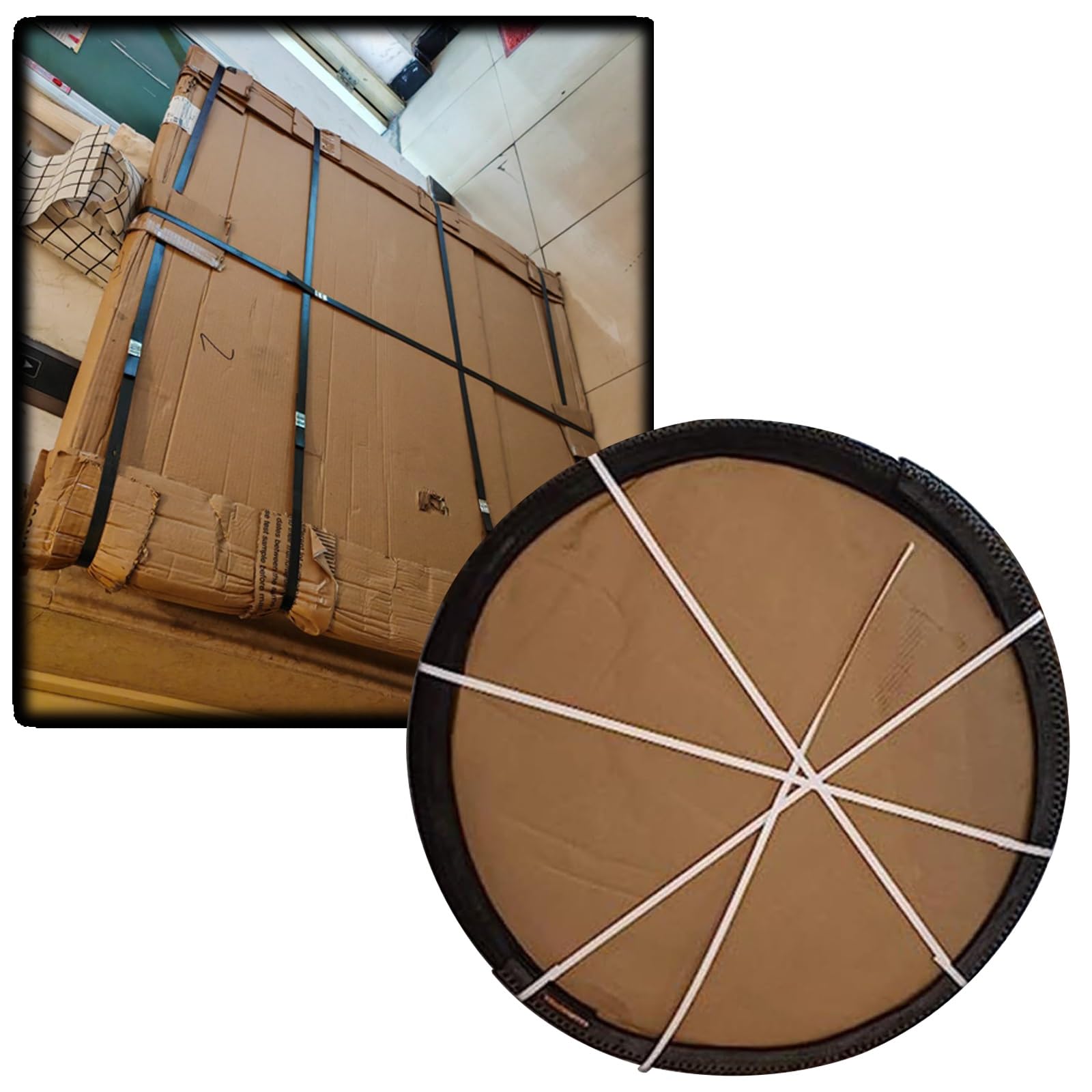 Lazy Susan - Vassoio rotondo in legno massello, girevole da 76,2 cm, design anti-collisione con angoli arrotondati, per cucina e tavolo da pranzo (nero) – perfetto per un facile accesso e decorazione