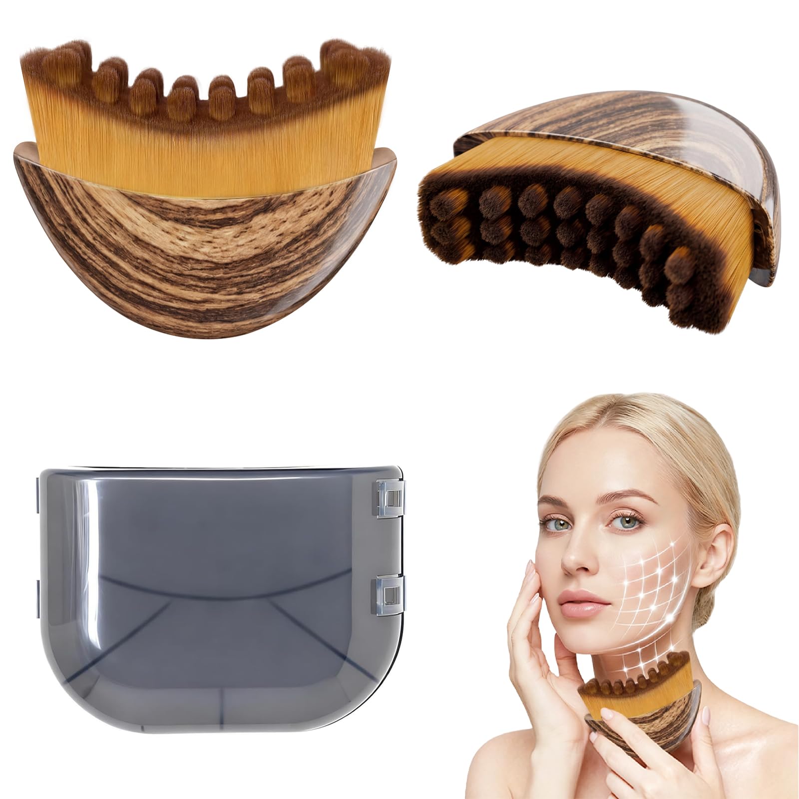 50% OFF XPPW Lymphatic Contour Face Brush--1~2 Pack
