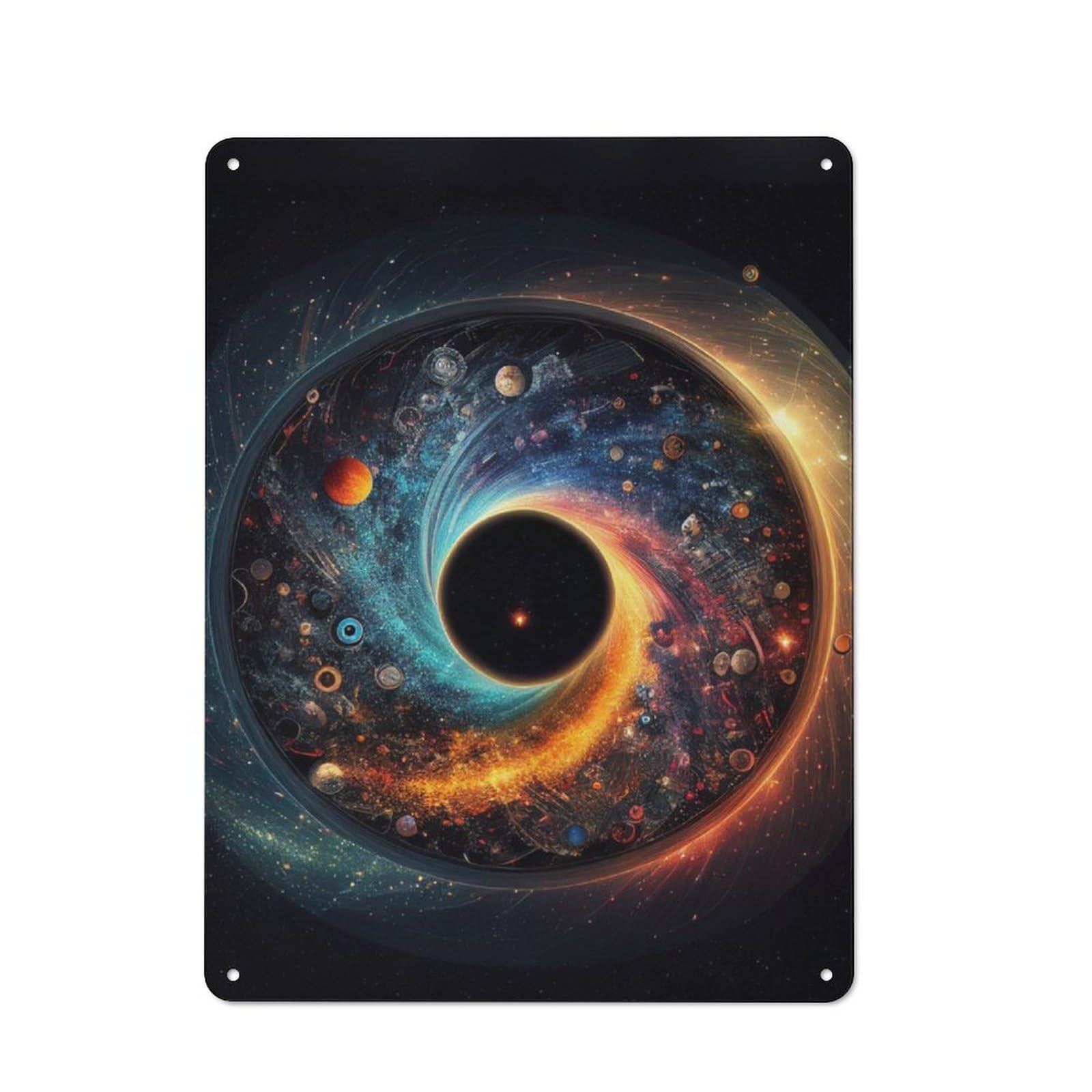 Junmoney Universes Expansion Retro Tin Sign 40X30cm For Man Cave Or Games Room, For Collectors Decorating Games Rooms And Man Caves