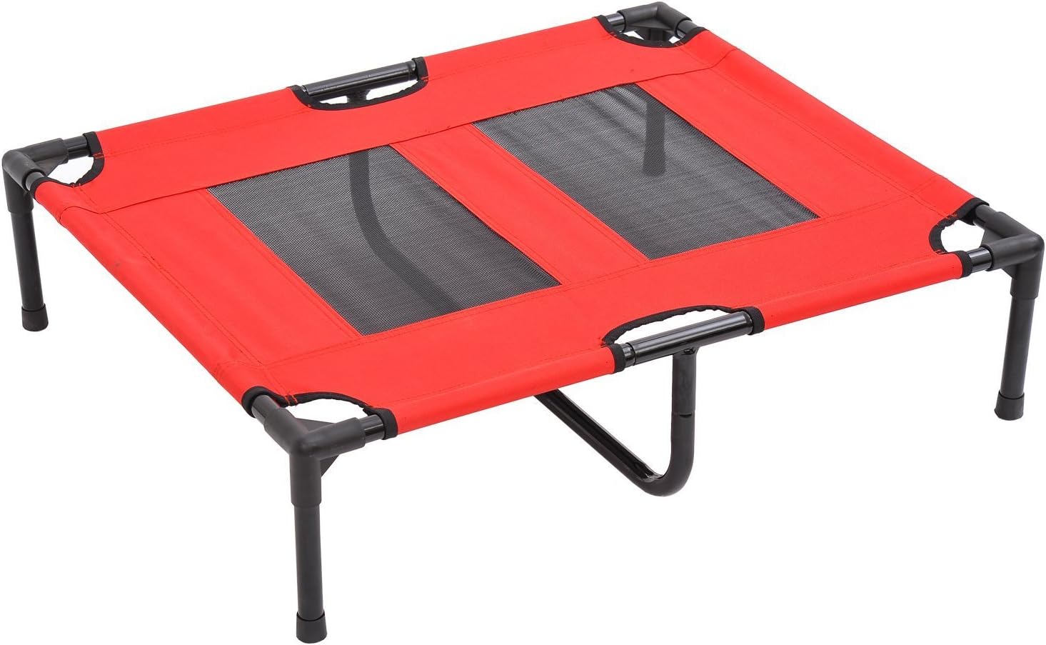 PawHut 36" x 30" Elevated Cooling Summer Dog Cot Pet Bed With Mesh Ventilation