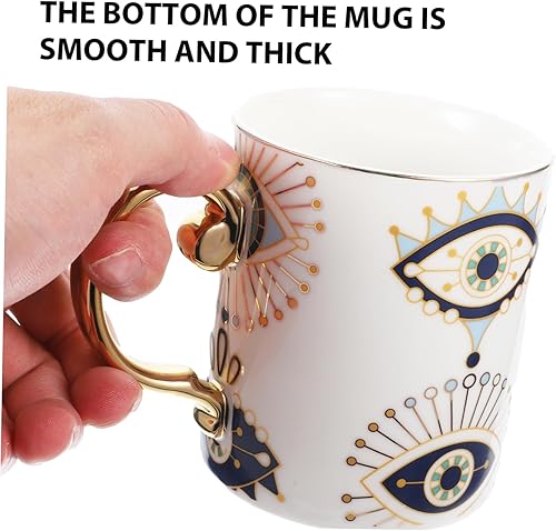 Miniatura 2 de Taza de café Taza de café de cerámica pintada en oro nórdico Taza de café Taza de té Taza de bebidas Taza de porcelana de cerámica nórdica Taza de