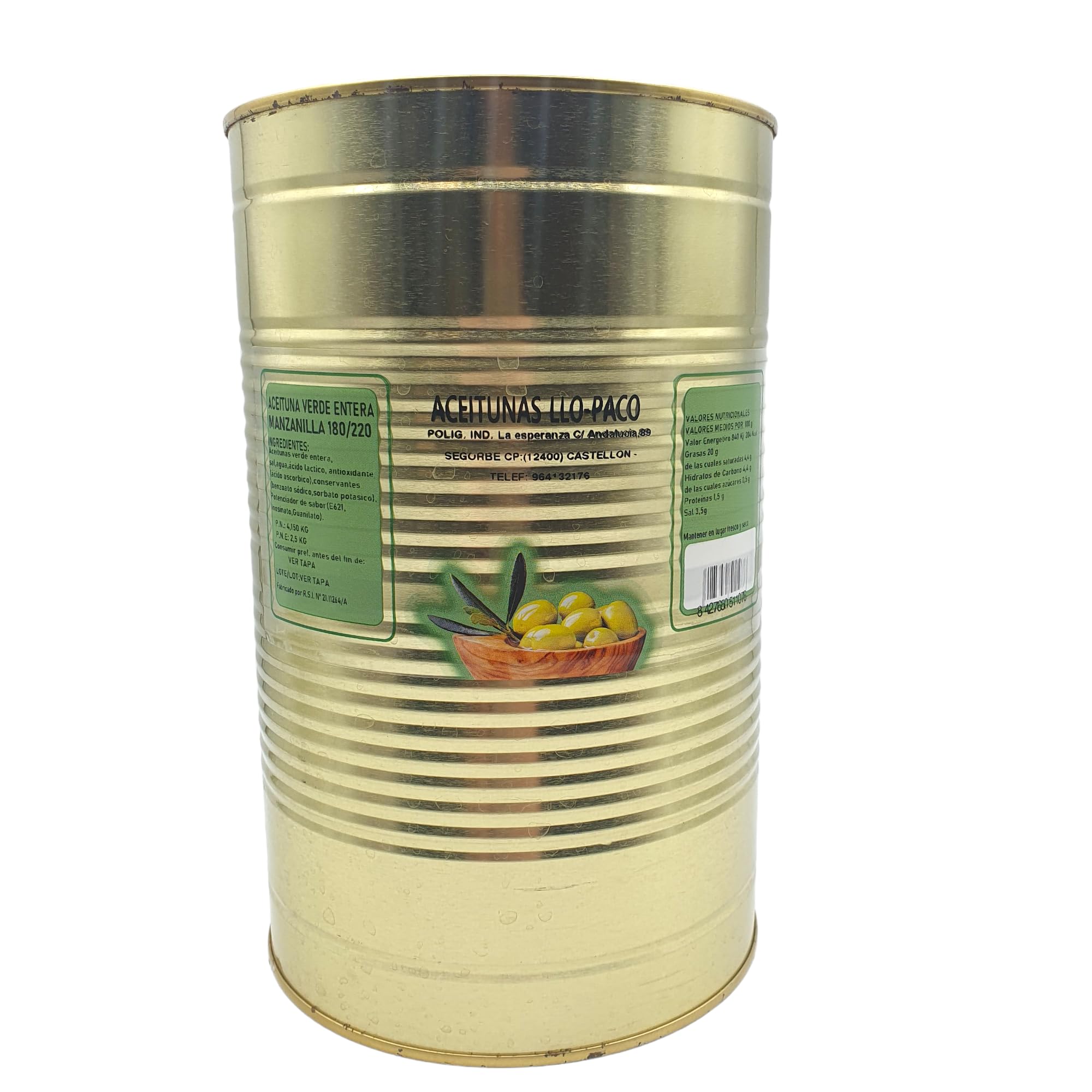 Banderillas Sabor Anchoa - El Cabildo - Pandereta 1,100 gr - Banderillas de Aceituna, Olivas, Cebolla, Pepinillos, Guindilla, Pimiento — view 8