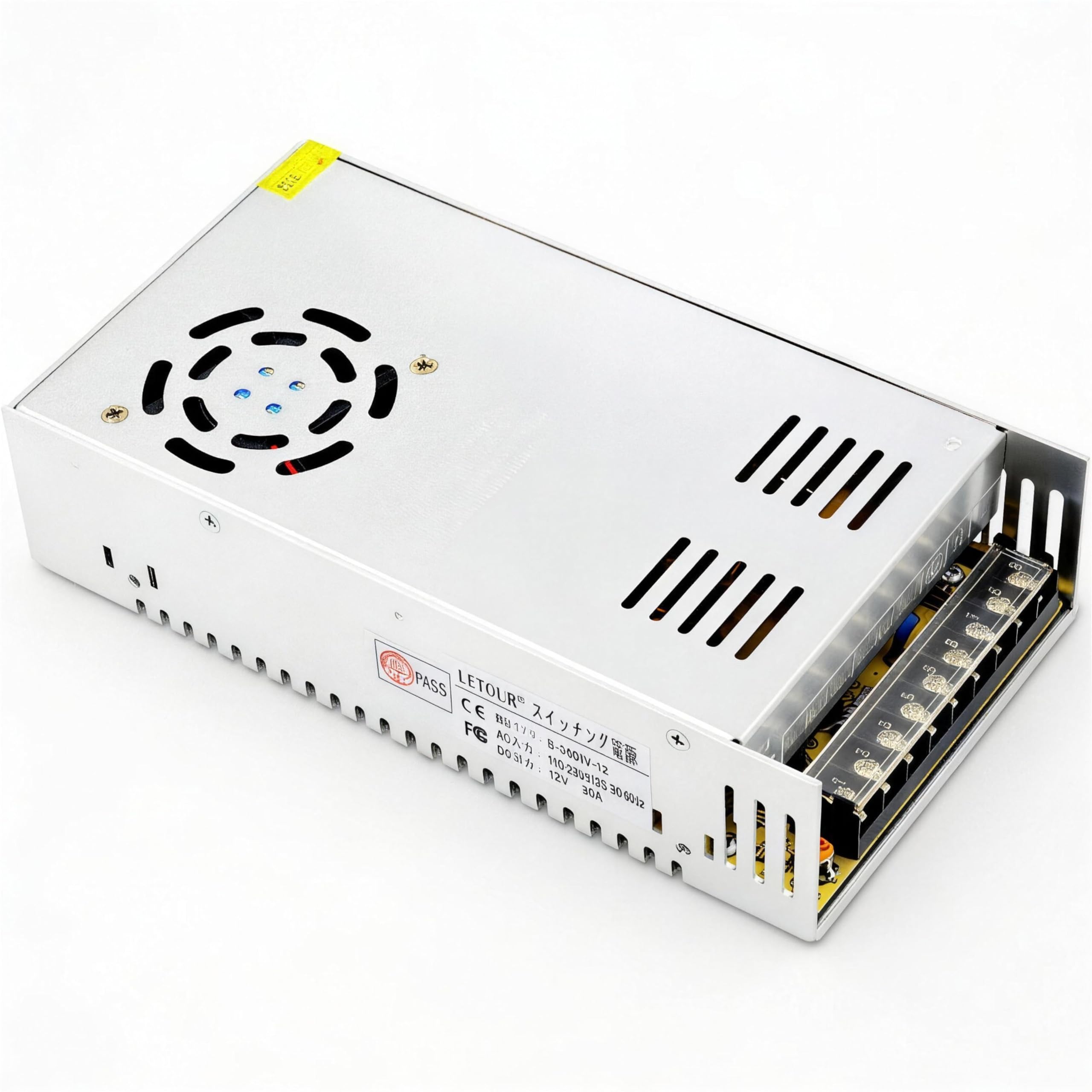LETOUR 12V 30A 360W スイッチング電源 直流安定化