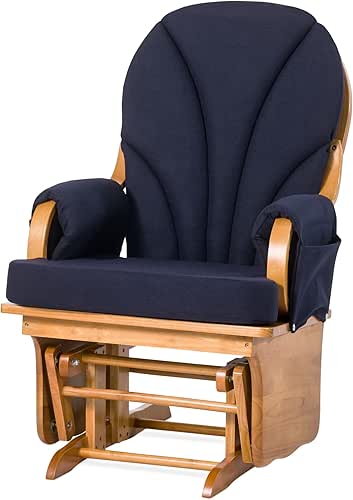 Foundations Lullaby Wood Base Glider Rocker - Baby Feeding and