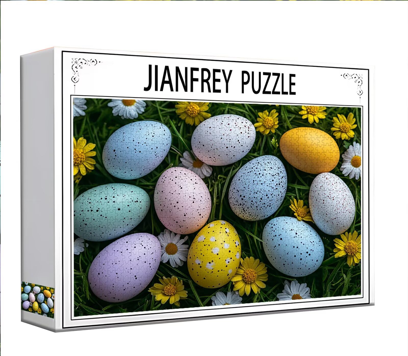 Puzzle 4000 elementów, wielkanocne jajko, dla dorosłych, wyrafinowane, klasyczne drewniane puzzle dla dorosłych, puzzle dla całej rodziny, drewniane puzzle dla dzieci od 14 lat, na prezent H-5
