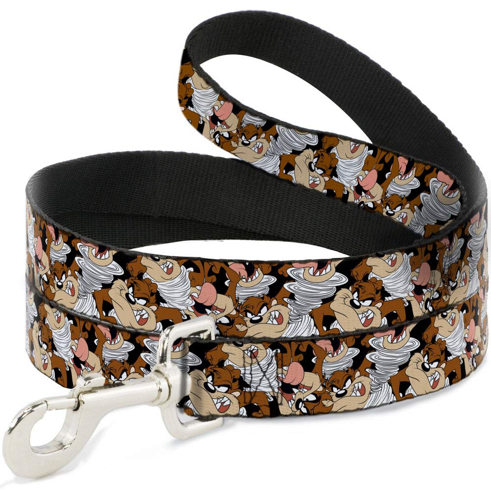 Laisse pour chien Tasmanian Devil Vortex noir : confort de prise en main et contrôle optimal