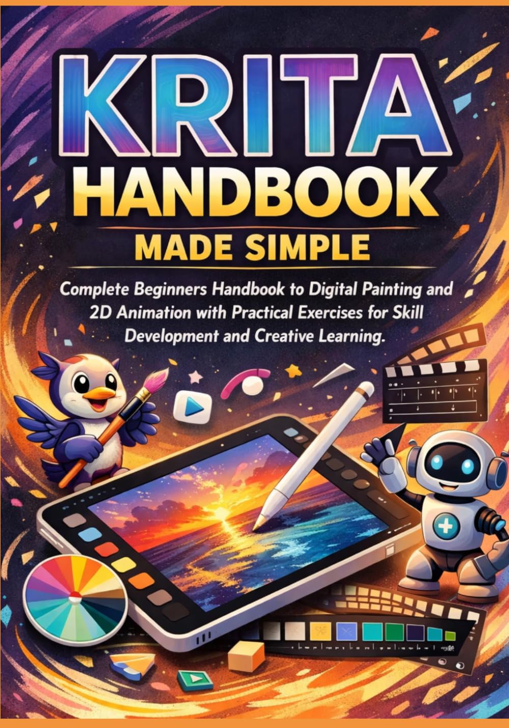 Krita Handbook Made Simple: Complete Beginners Handbook to Digital Painting and 2D Animation with Practical Exercises for Skill Development and Creative Learning
