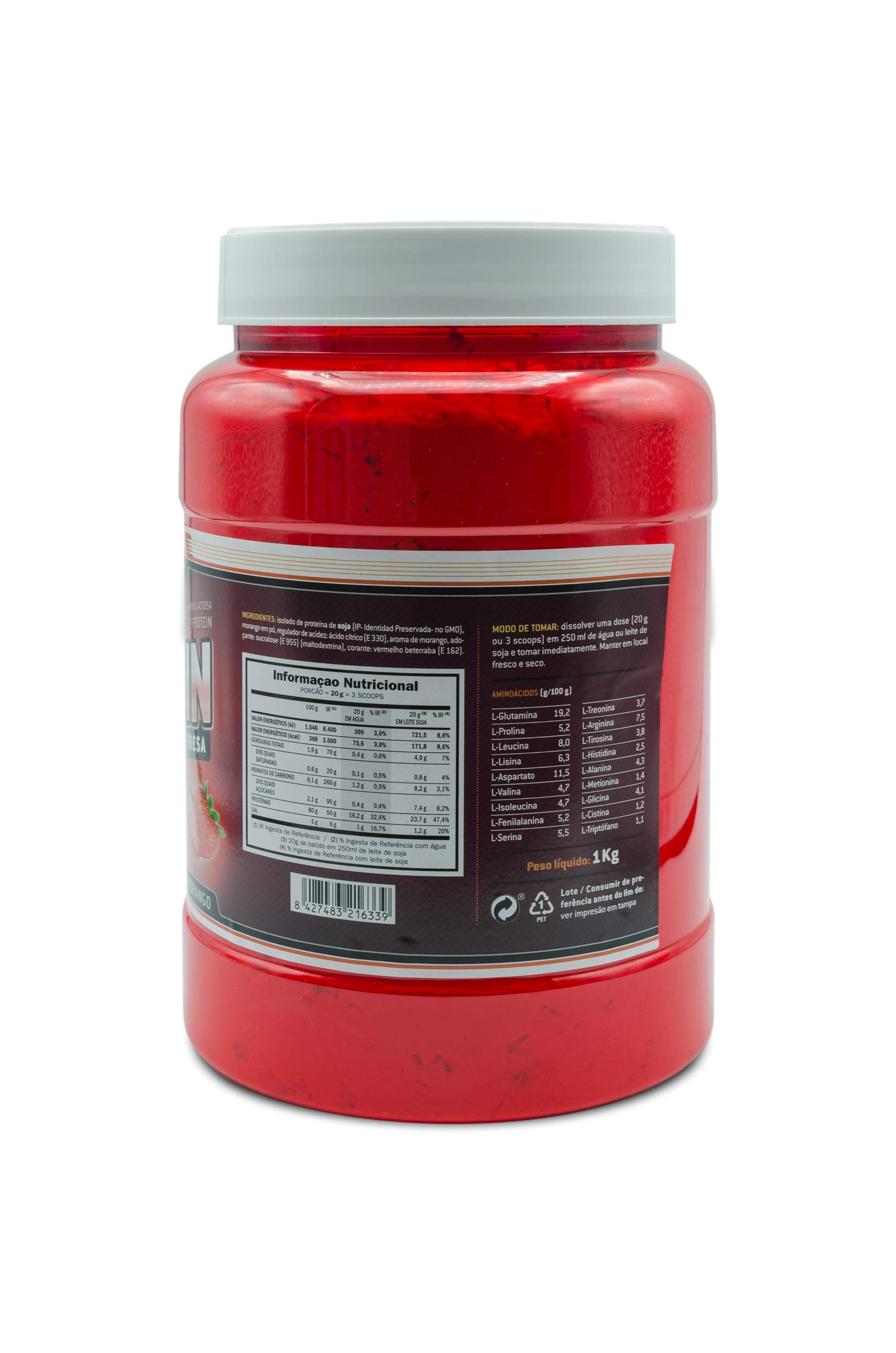 Sotya 100% De Protéines (De Soja) 1 Kg De Fraises 1 KG