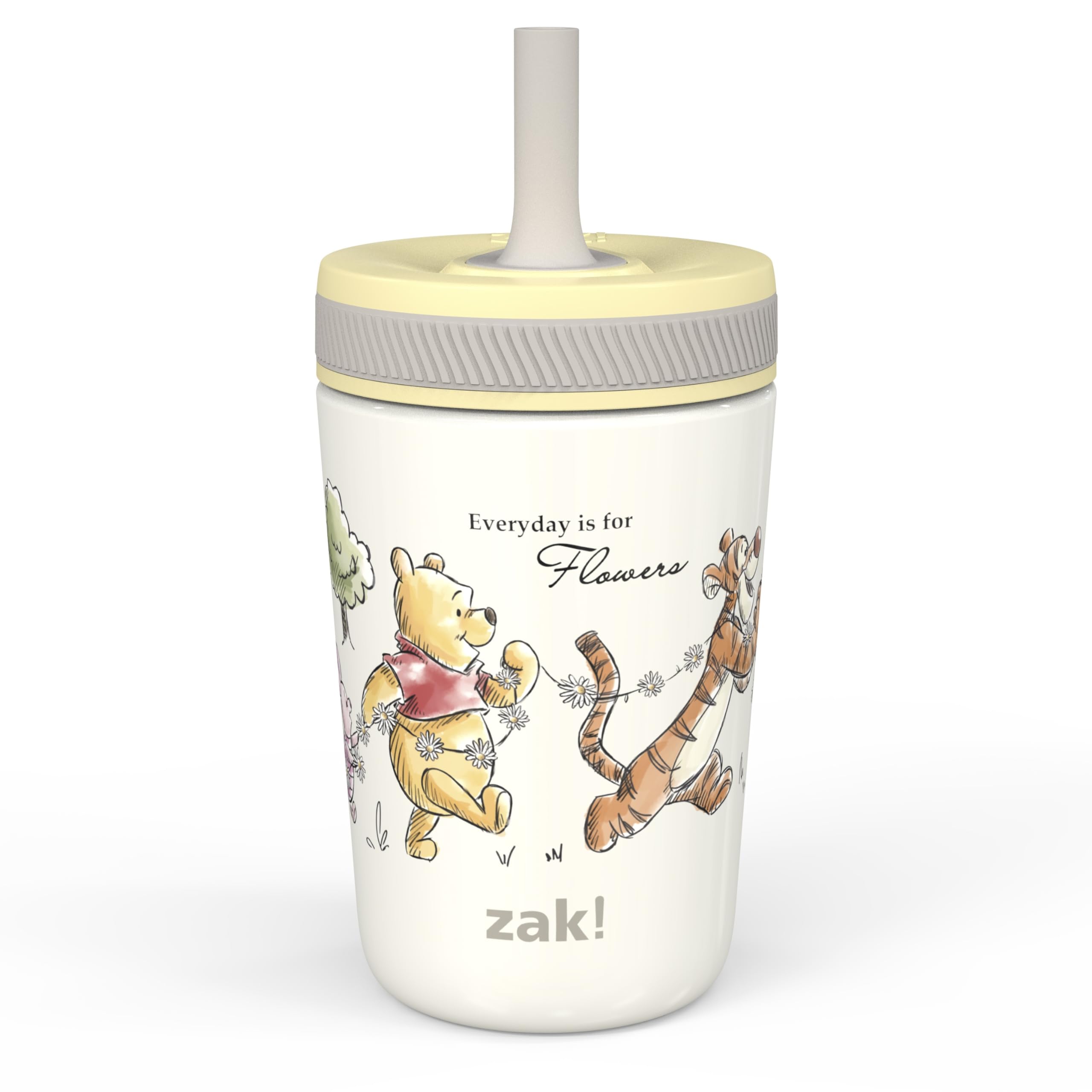 Zak DesignsKelso Toddler Cups for Travel or at Home, 12oz Vacuum Insulated  Stainless Steel Sippy Cup with Leak-Proof Design is Perfect for Kids